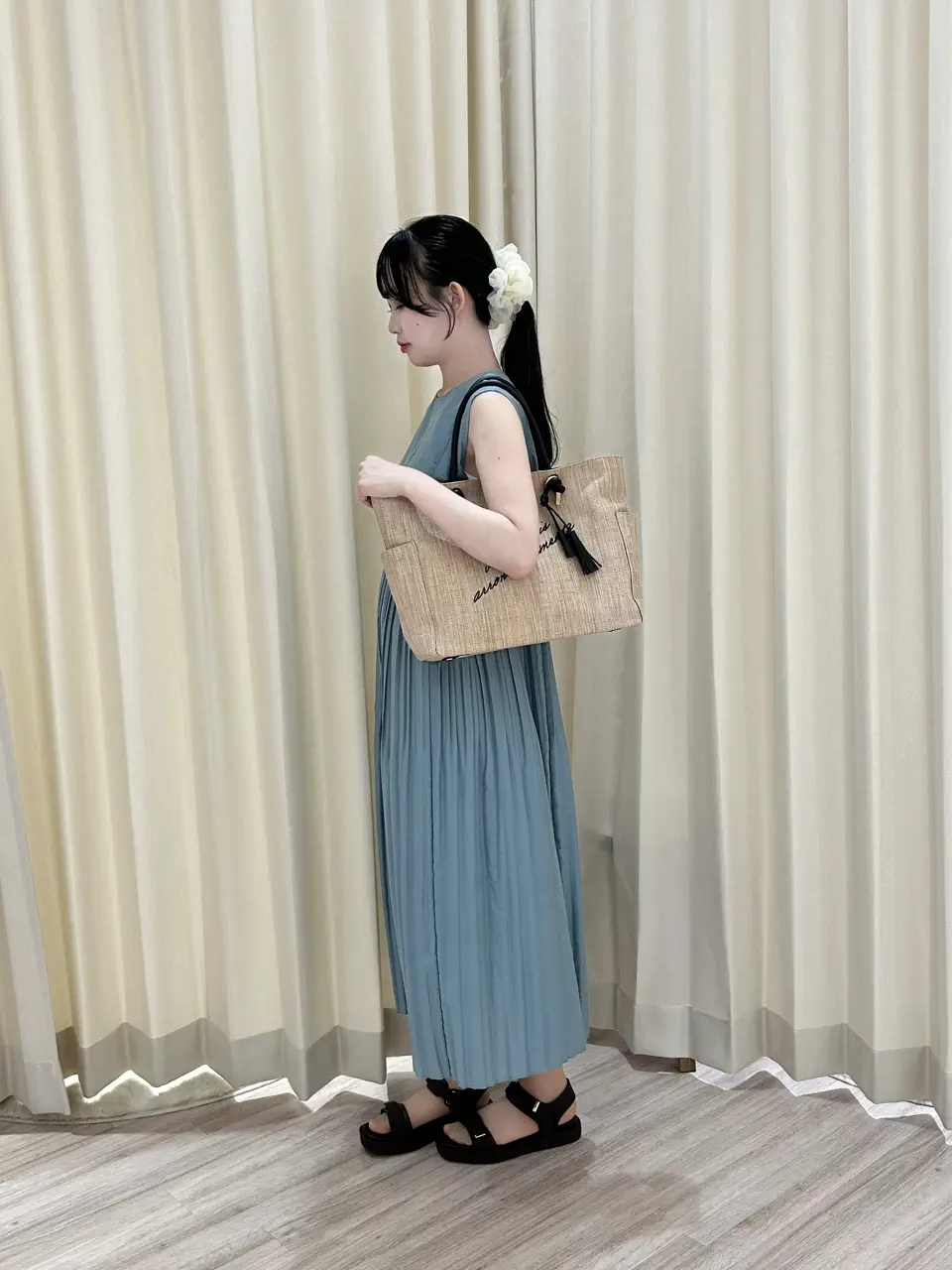 ONWARD CROSSET SELECT HANA コーディネート画像