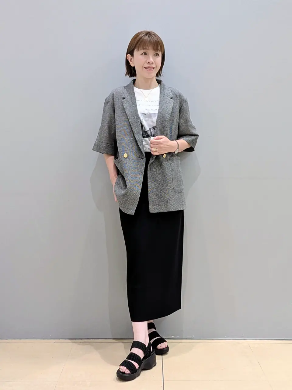 ONWARD CROSSET SELECT 見帆 コーディネート画像