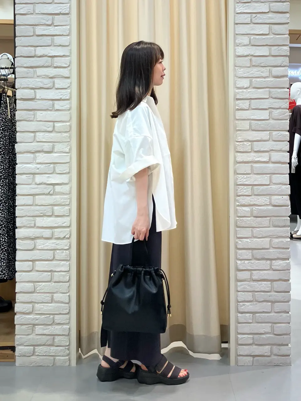 ONWARD CROSSET SELECT 檀 コーディネート画像