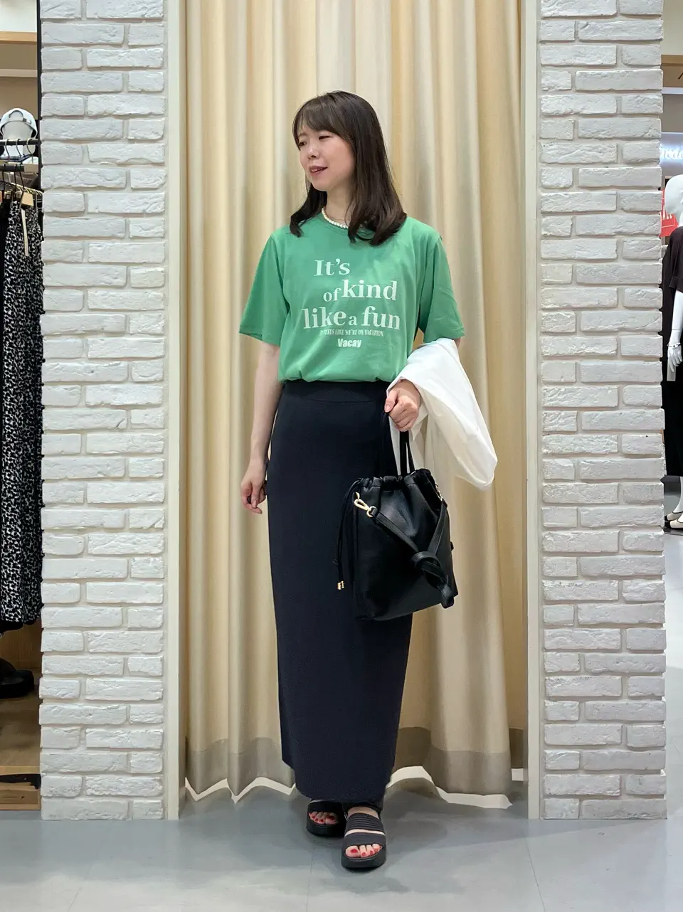 ONWARD CROSSET SELECT 檀 コーディネート画像