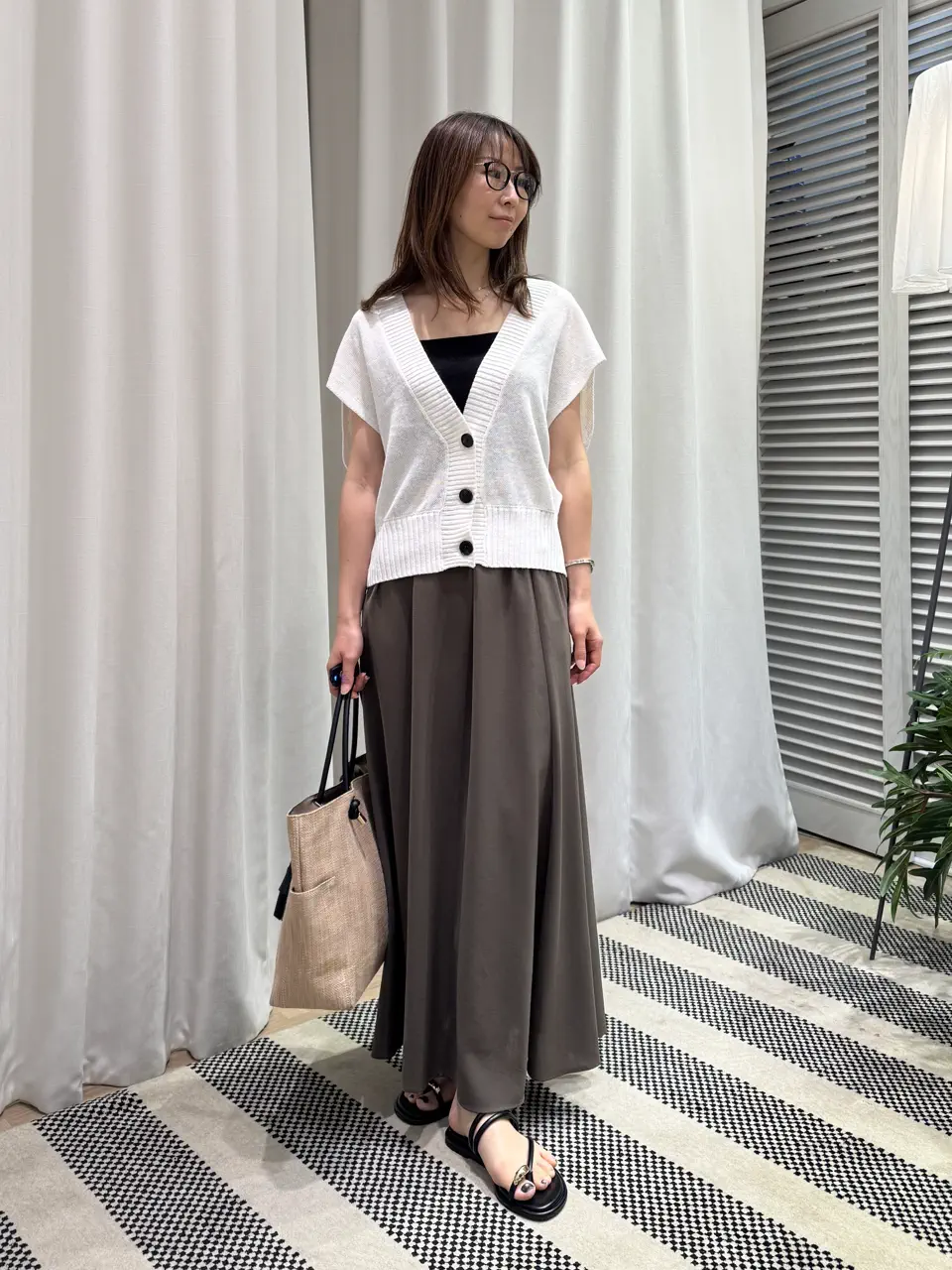 ONWARD CROSSET SELECT KURIYAMA コーディネート画像