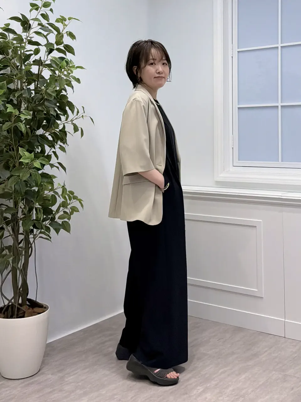 ONWARD CROSSET SELECT フジコ コーディネート画像