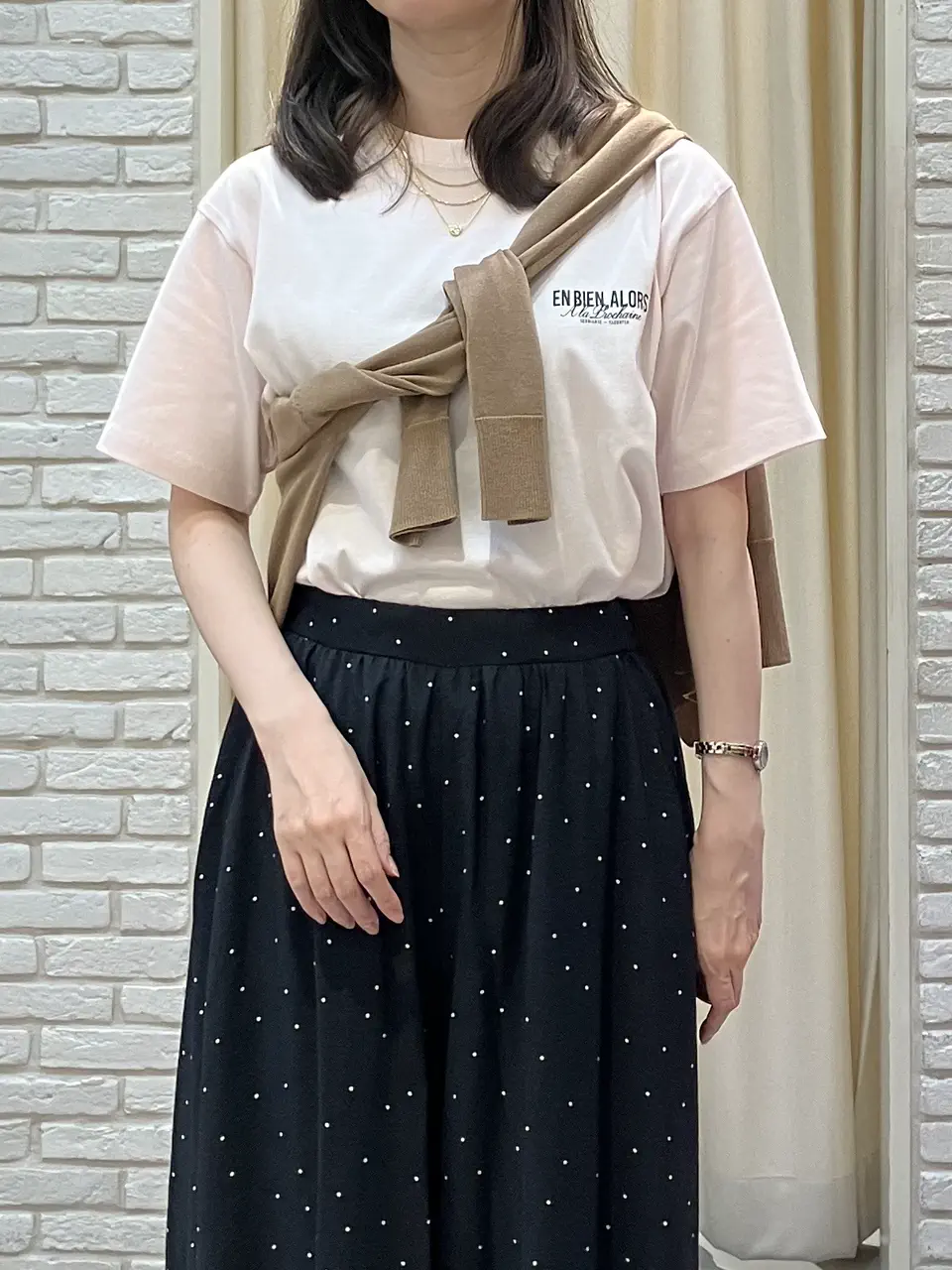 ONWARD CROSSET SELECT 檀 コーディネート画像