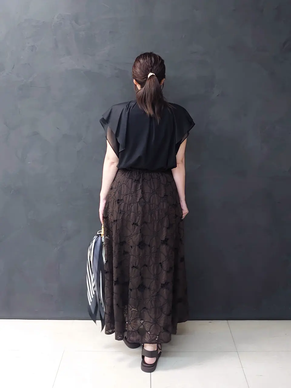 ONWARD CROSSET SELECT 森 コーディネート画像