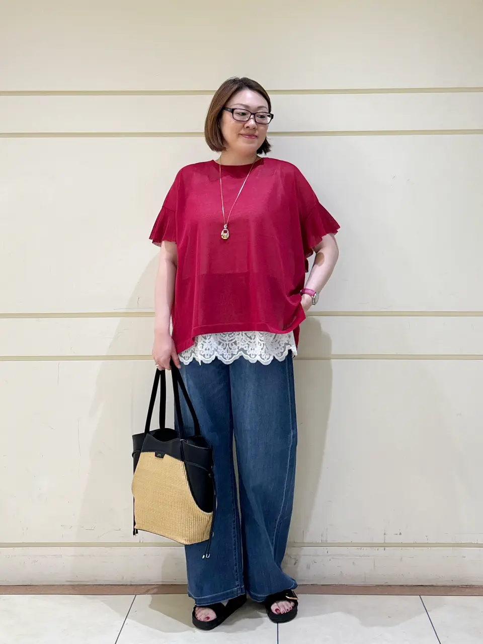 ONWARD CROSSET SELECT 山崎 コーディネート画像