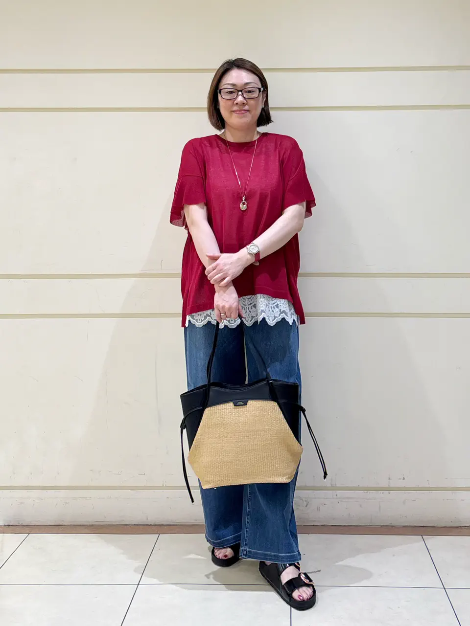 ONWARD CROSSET SELECT 山崎 コーディネート画像
