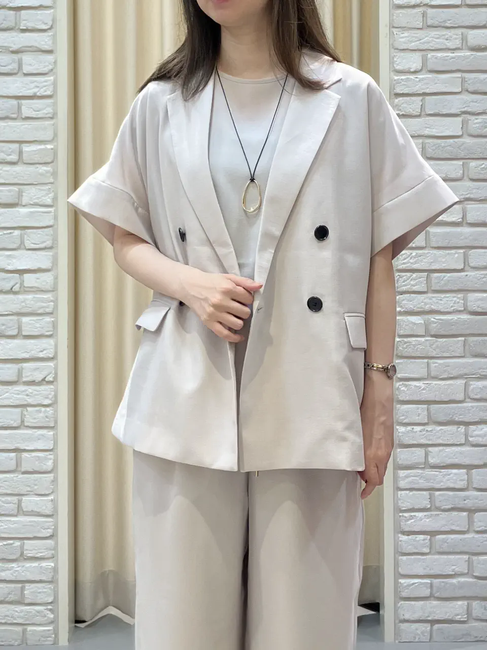 ONWARD CROSSET SELECT 檀 コーディネート画像