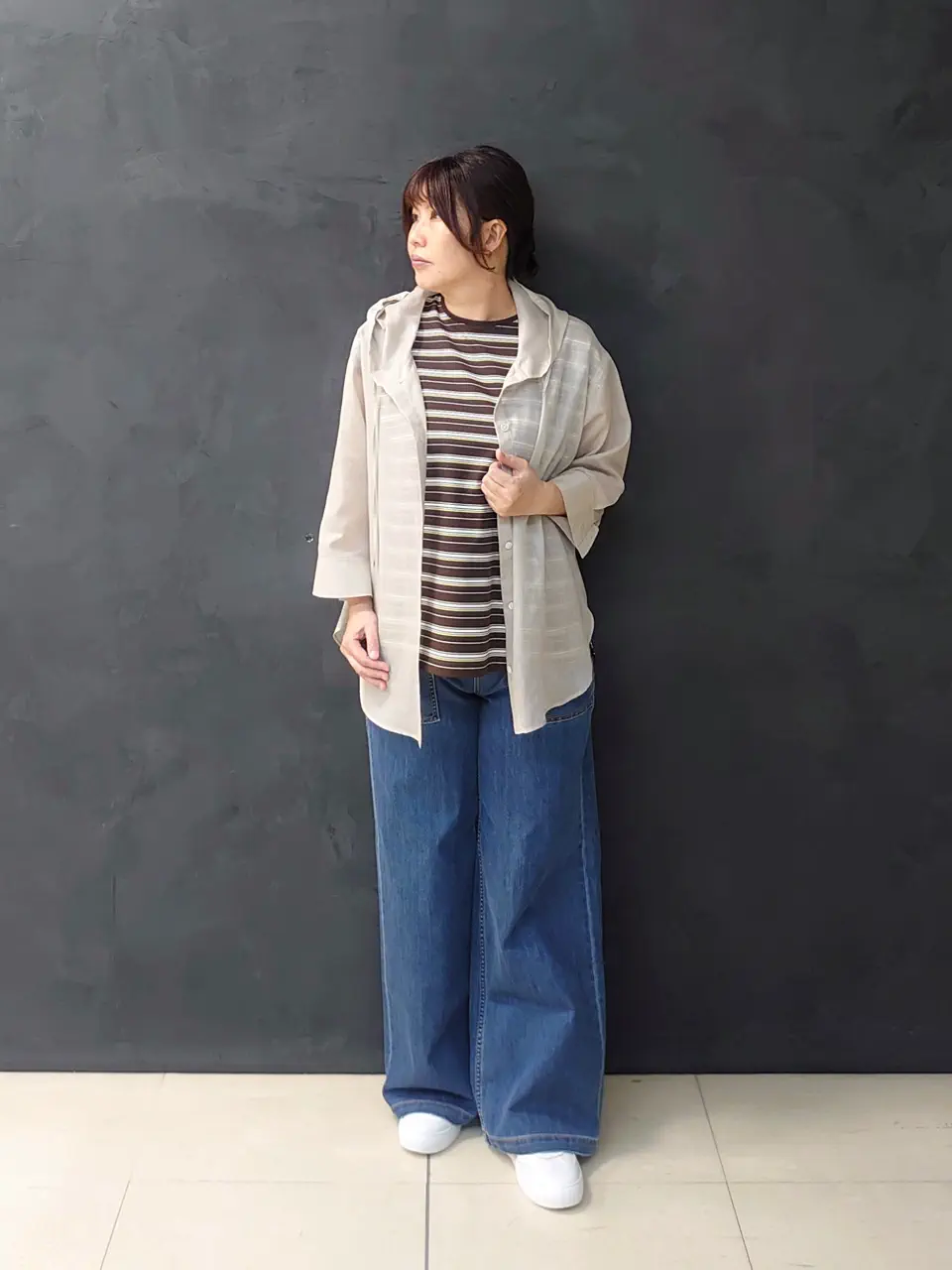 ONWARD CROSSET SELECT 森 コーディネート画像