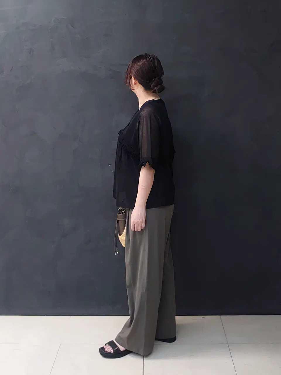 ONWARD CROSSET SELECT 森 コーディネート画像