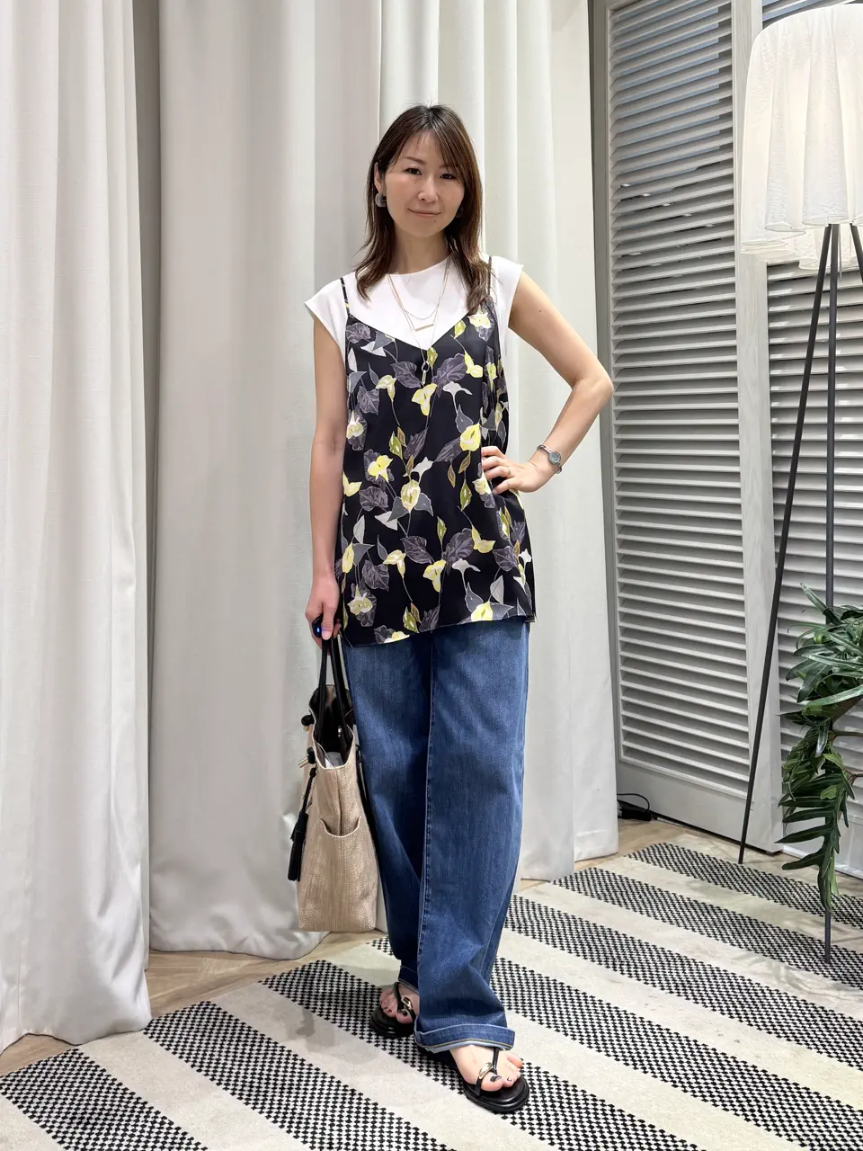 ONWARD CROSSET SELECT KURIYAMA コーディネート画像