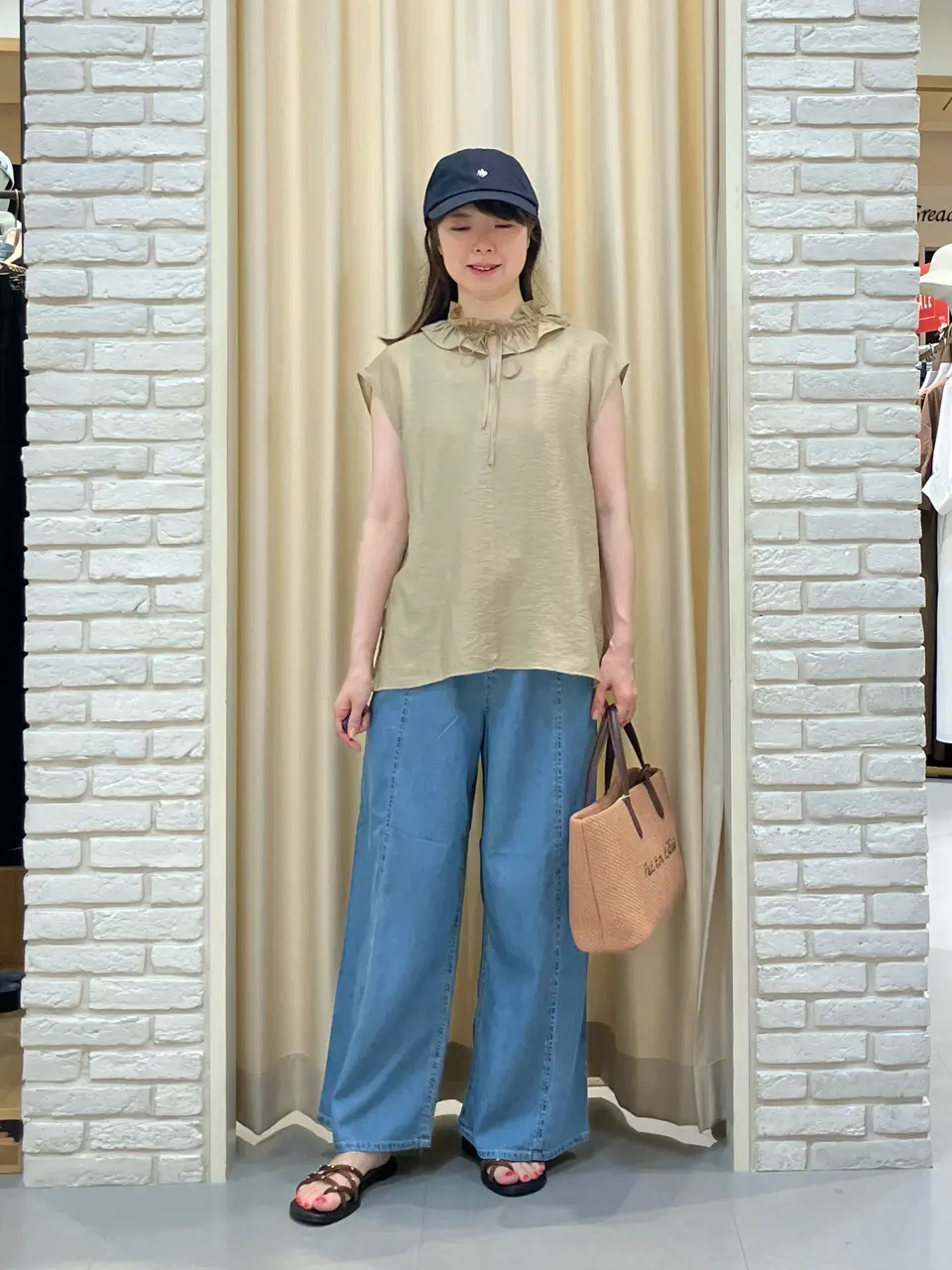 ONWARD CROSSET SELECT 檀 コーディネート画像