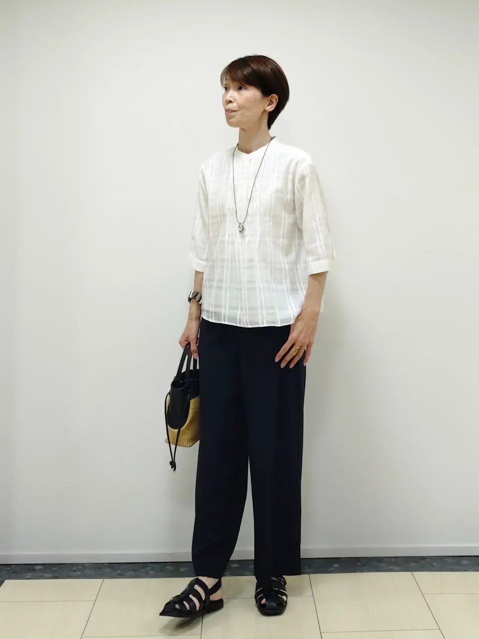 ONWARD CROSSET SELECT 宗田 コーディネート画像