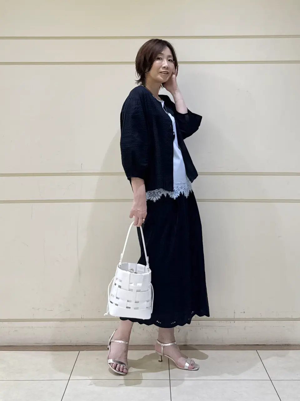 ONWARD CROSSET SELECT maruri コーディネート画像