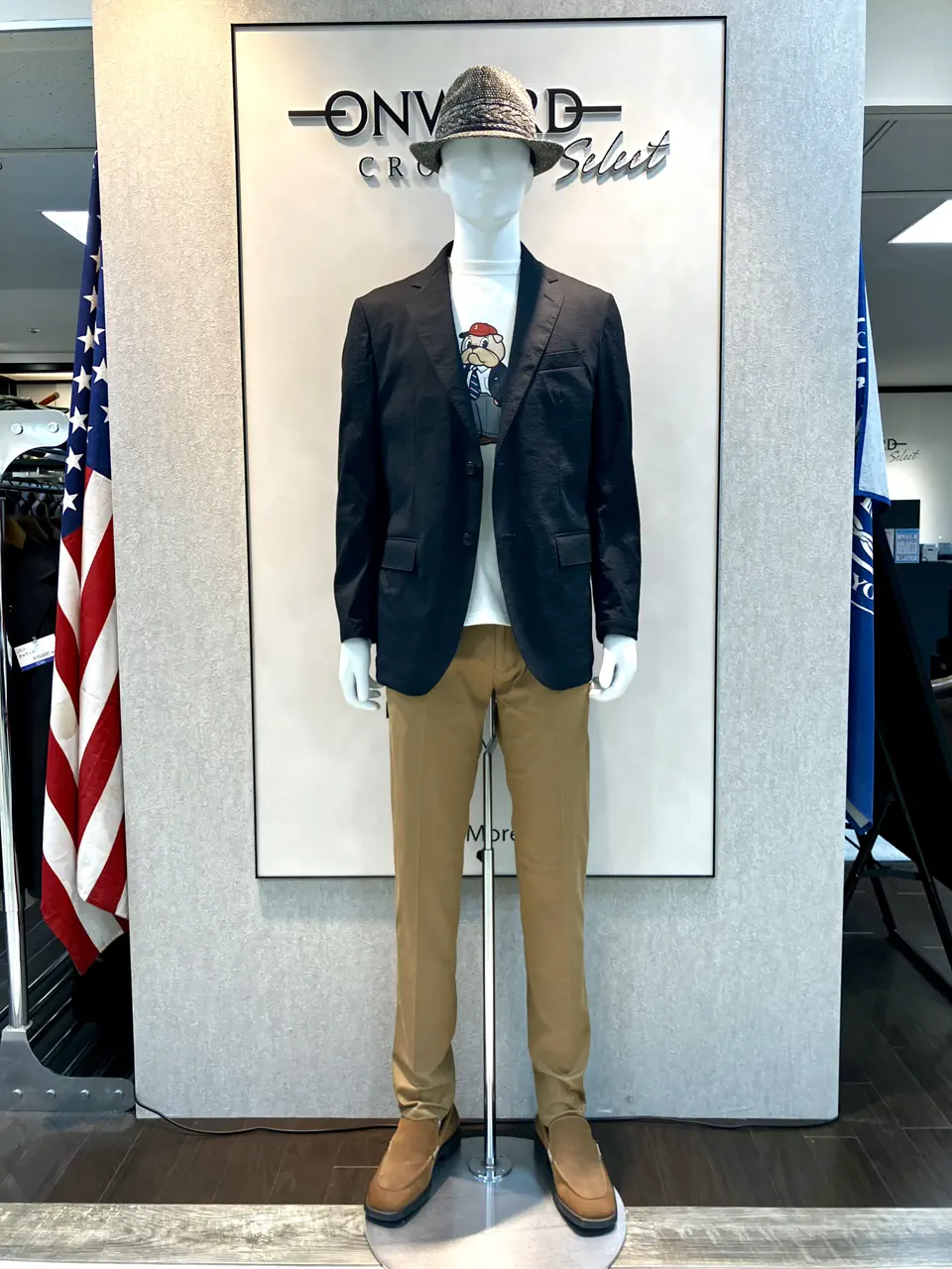 ONWARD CROSSET SELECT 斉藤 コーディネート画像