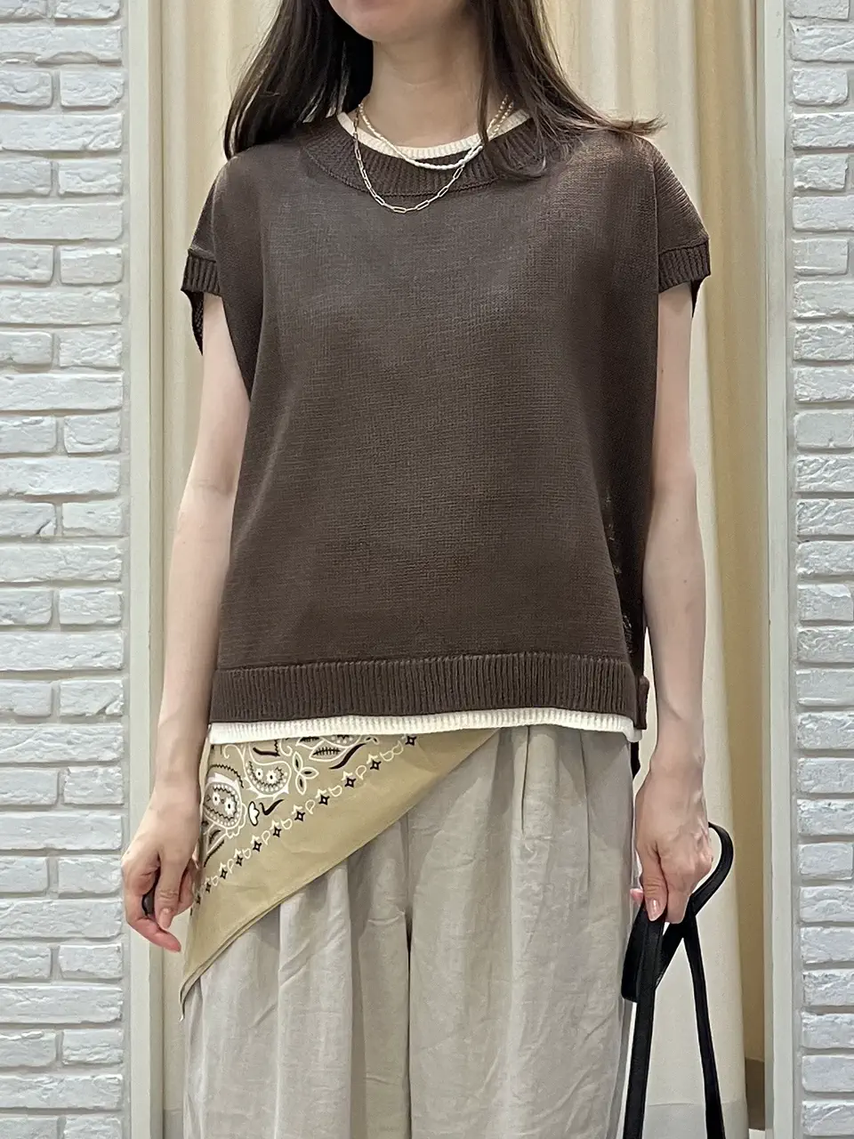 ONWARD CROSSET SELECT 檀 コーディネート画像
