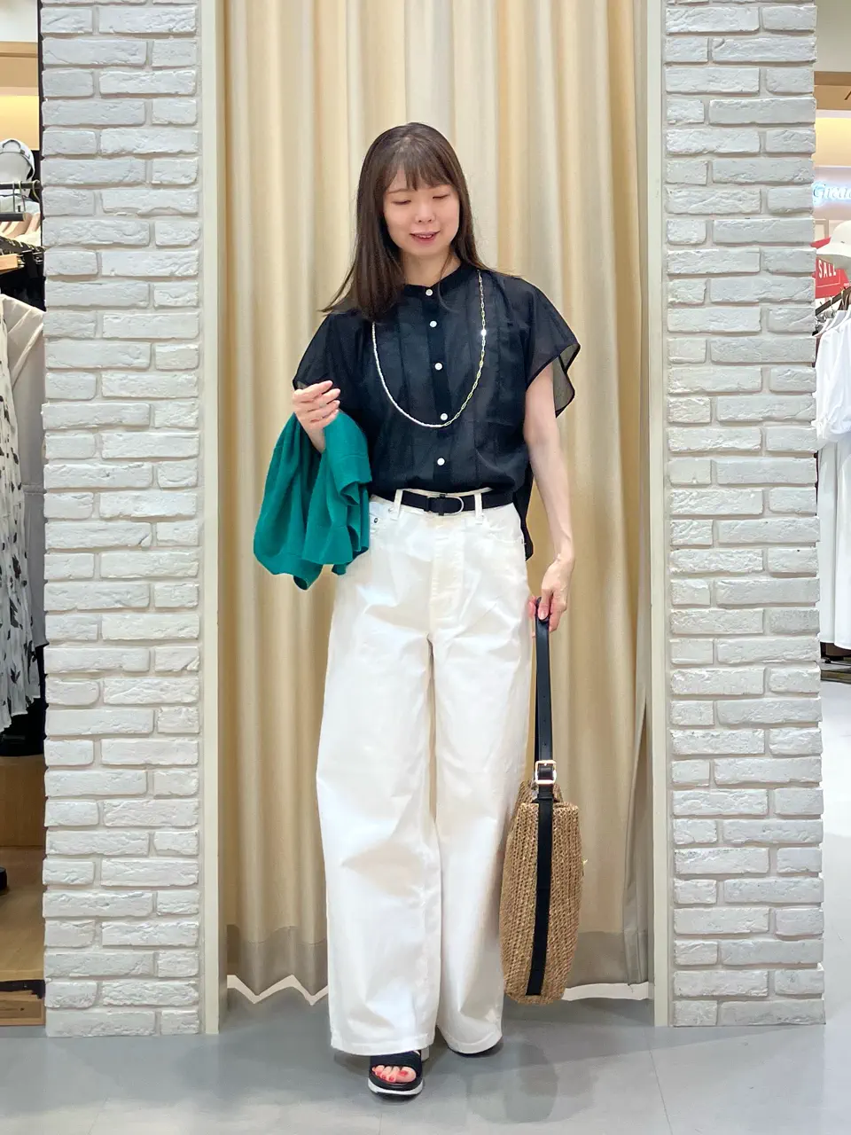 ONWARD CROSSET SELECT 檀 コーディネート画像