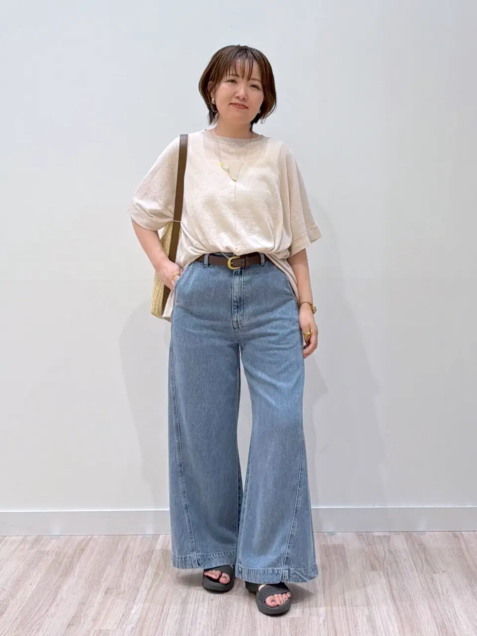 ONWARD CROSSET SELECT フジコ コーディネート画像