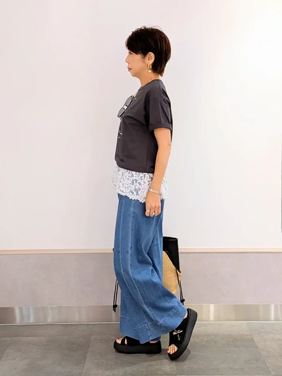 ONWARD CROSSET SELECT niwa コーディネート画像