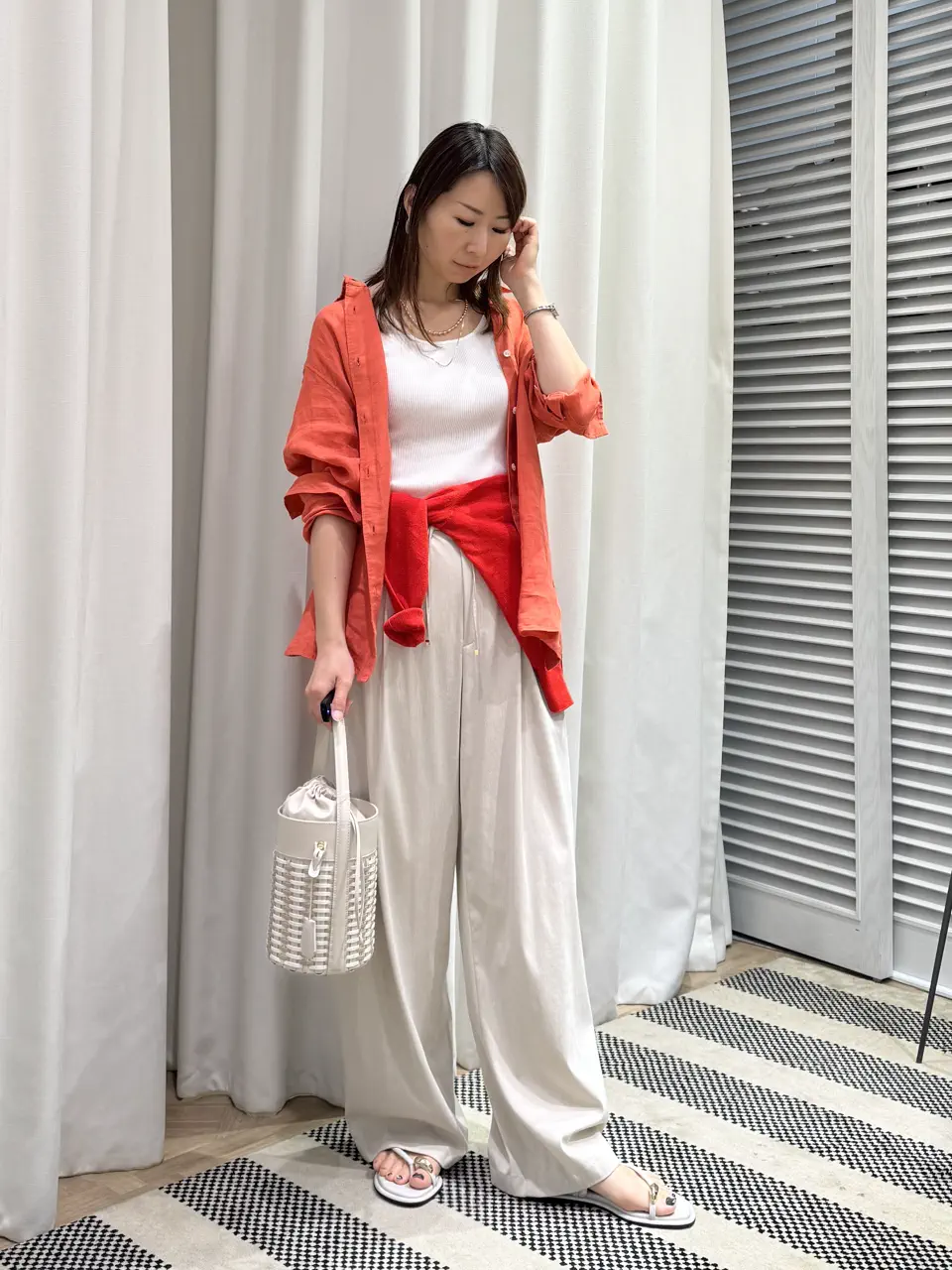 ONWARD CROSSET SELECT KURIYAMA コーディネート画像