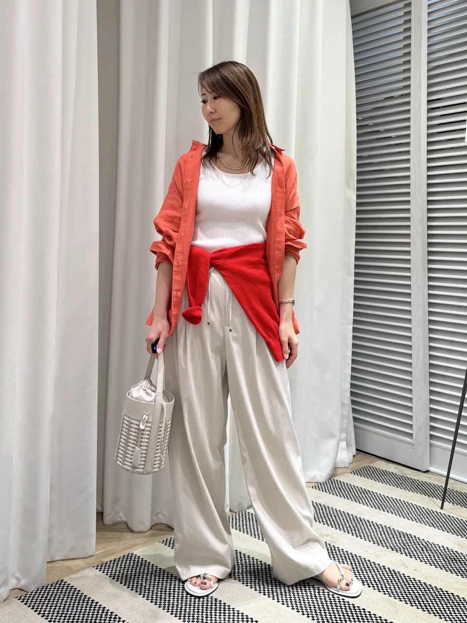 ONWARD CROSSET SELECT KURIYAMA コーディネート画像