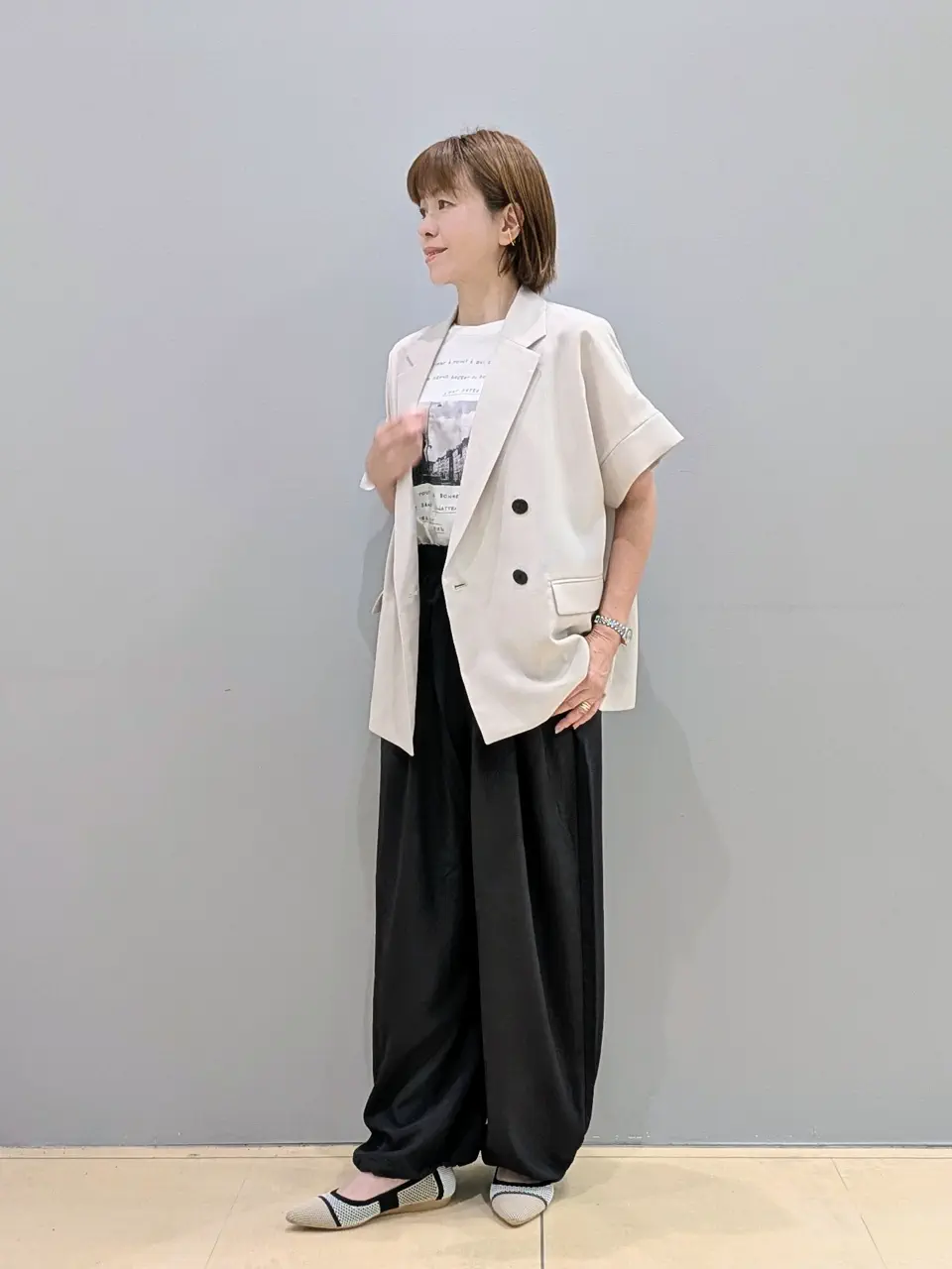 ONWARD CROSSET SELECT 見帆 コーディネート画像