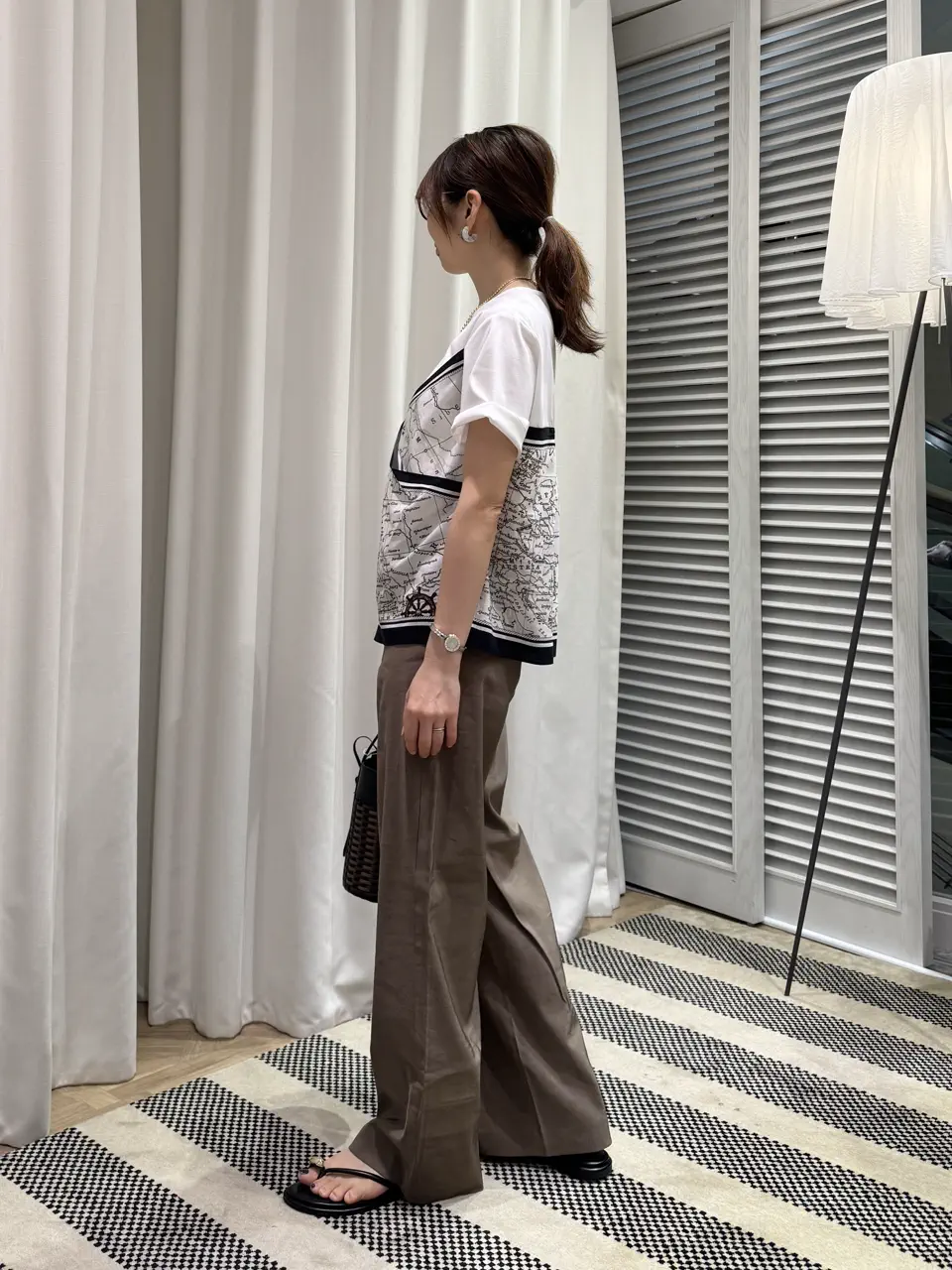ONWARD CROSSET SELECT KURIYAMA コーディネート画像