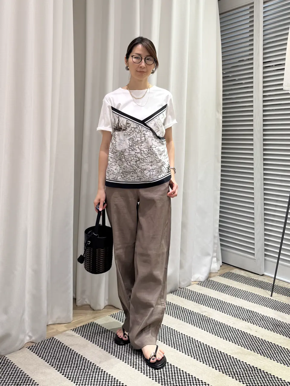ONWARD CROSSET SELECT KURIYAMA コーディネート画像
