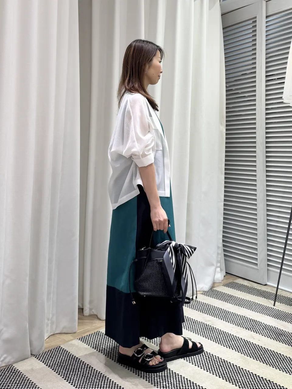 ONWARD CROSSET SELECT KURIYAMA コーディネート画像