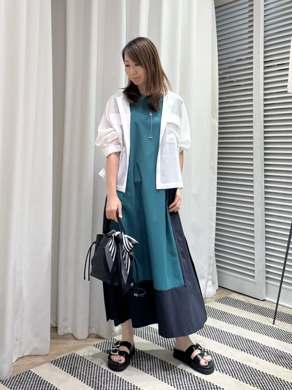 ONWARD CROSSET SELECT KURIYAMA コーディネート画像