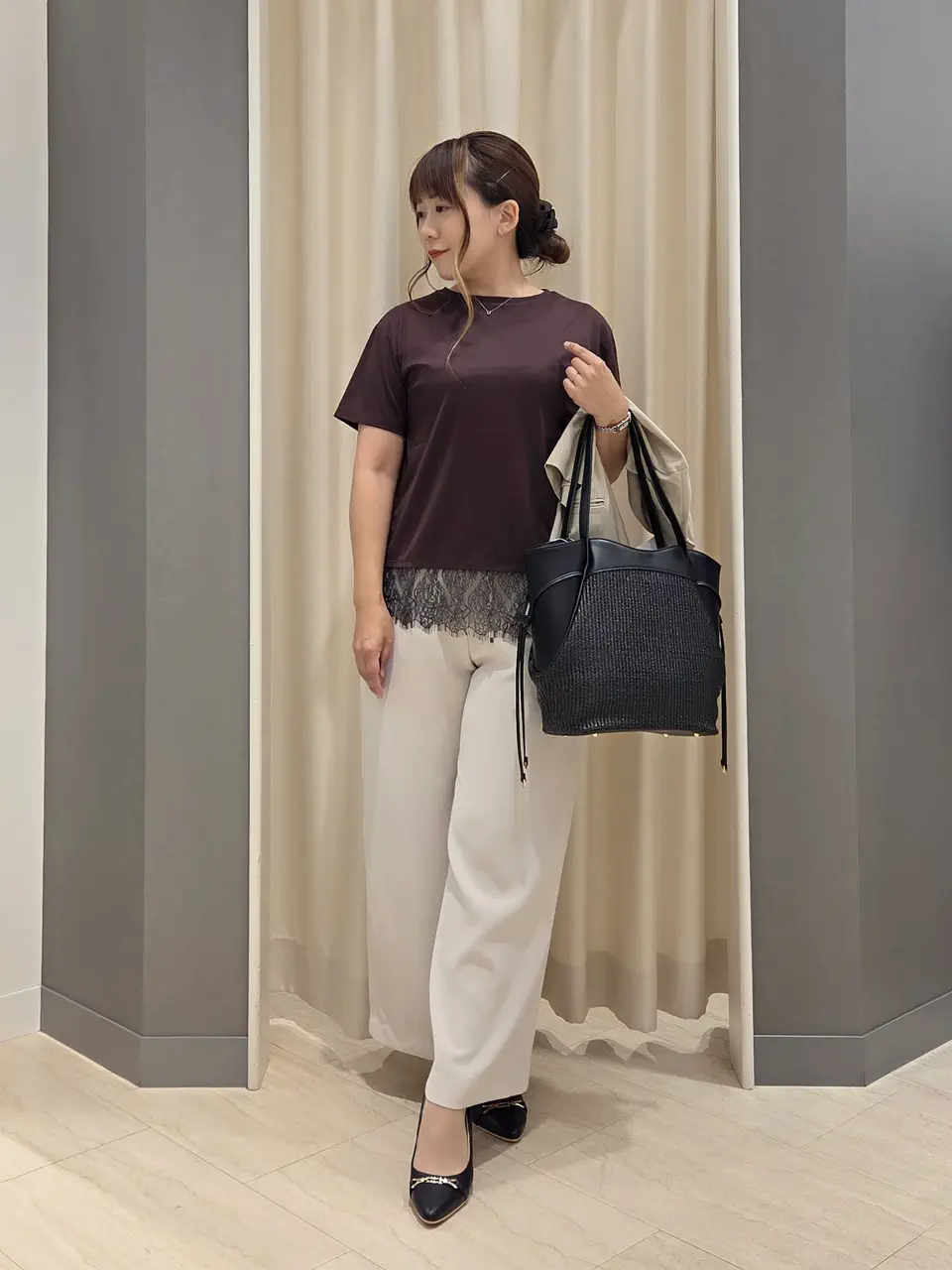 ONWARD CROSSET SELECT 丸川 コーディネート画像