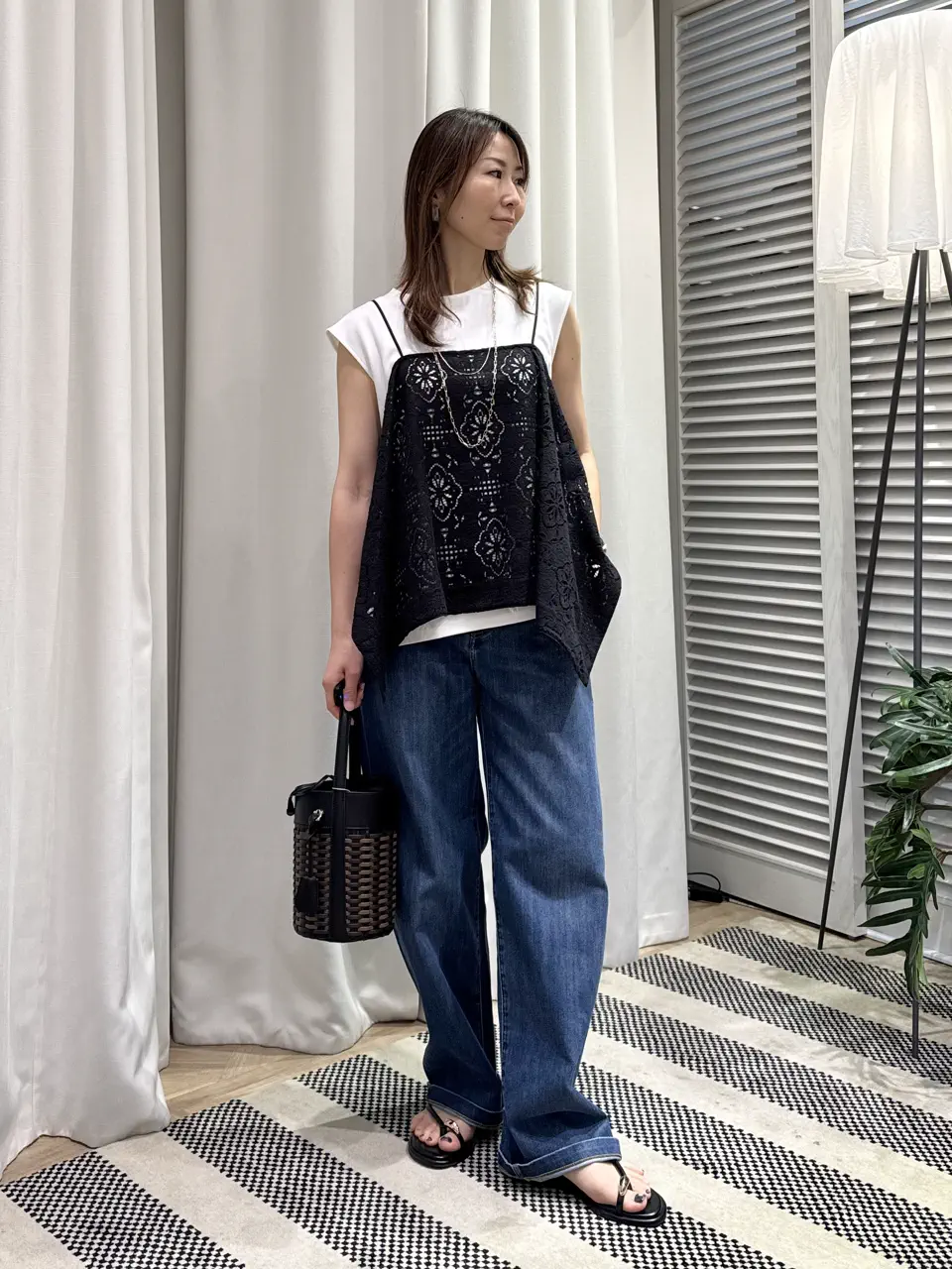 ONWARD CROSSET SELECT KURIYAMA コーディネート画像