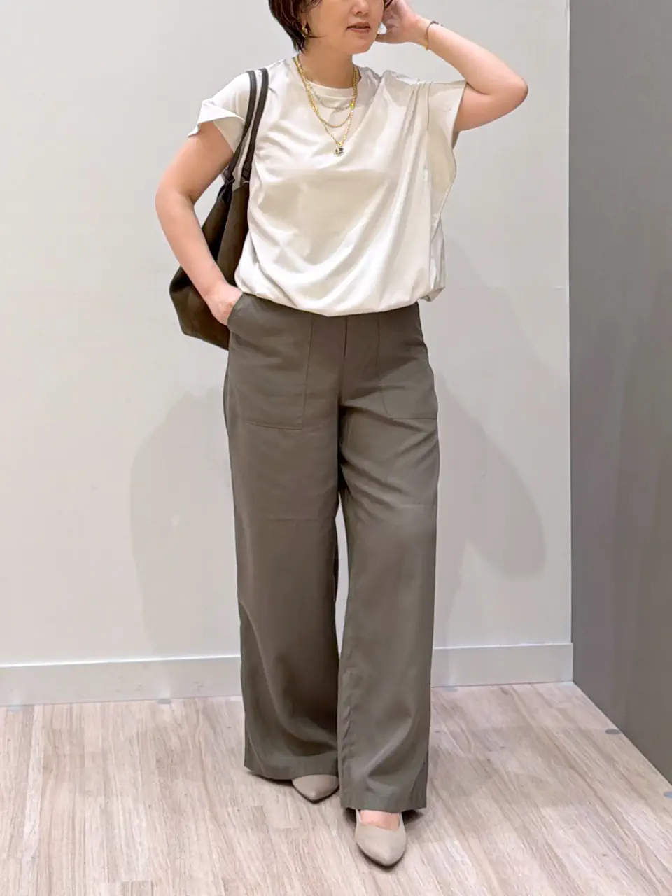 ONWARD CROSSET SELECT フジコ コーディネート画像