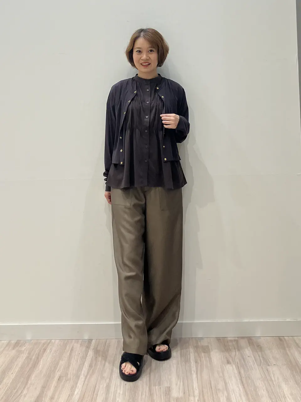 ONWARD CROSSET SELECT 林 コーディネート画像