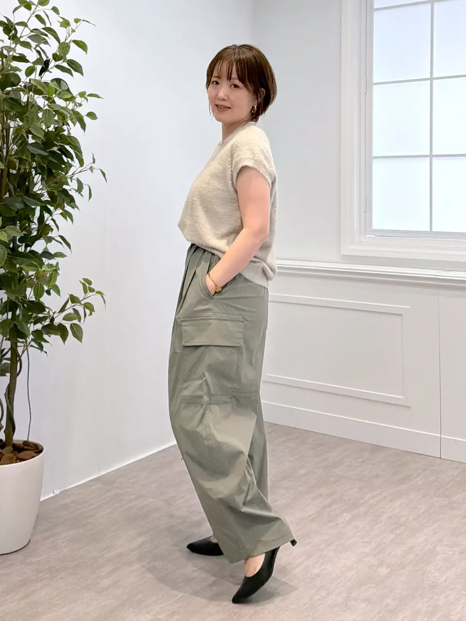 ONWARD CROSSET SELECT フジコ コーディネート画像