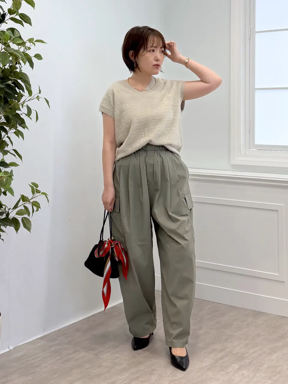 ONWARD CROSSET SELECT フジコ コーディネート画像