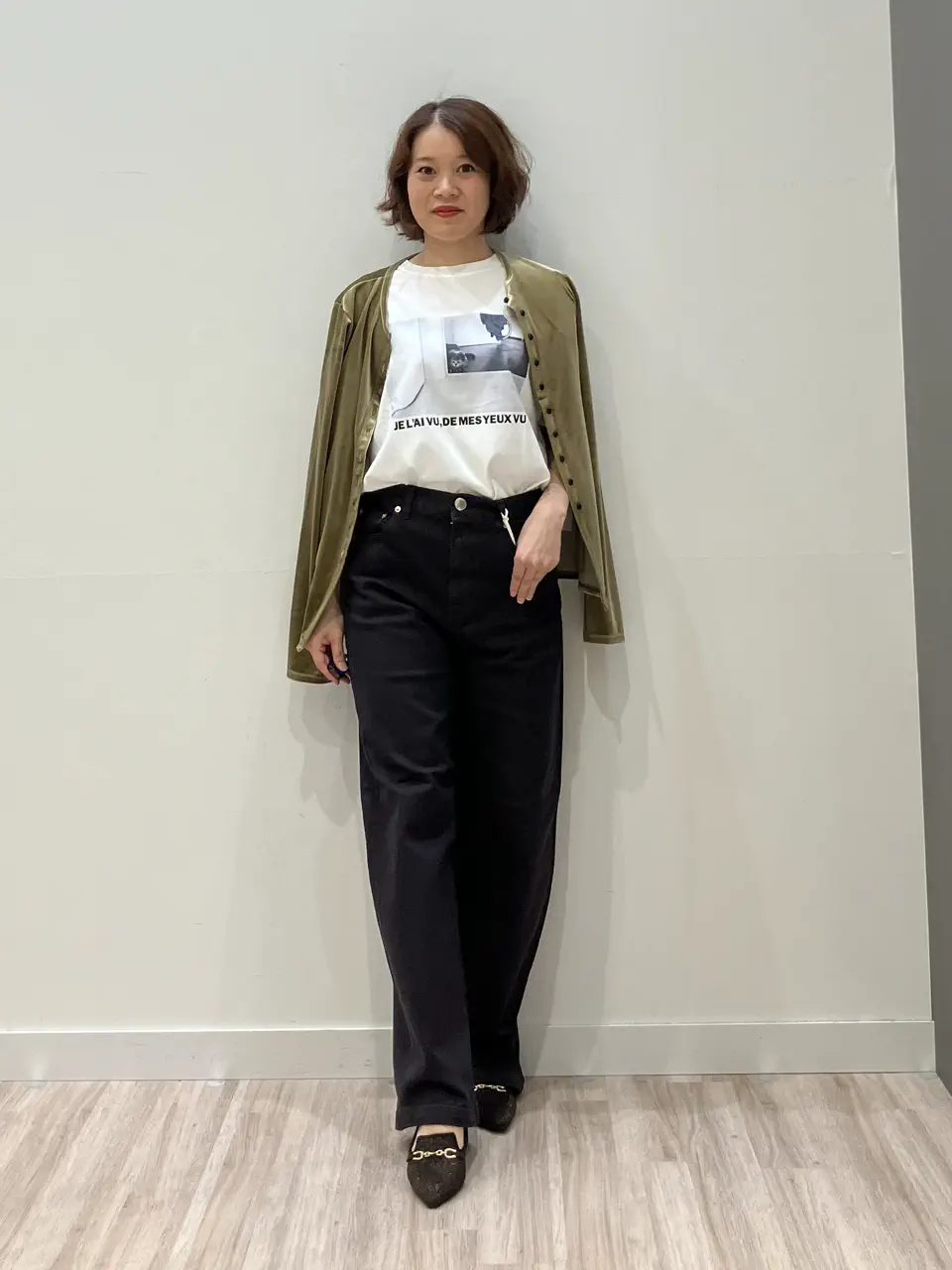 ONWARD CROSSET SELECT 林 コーディネート画像
