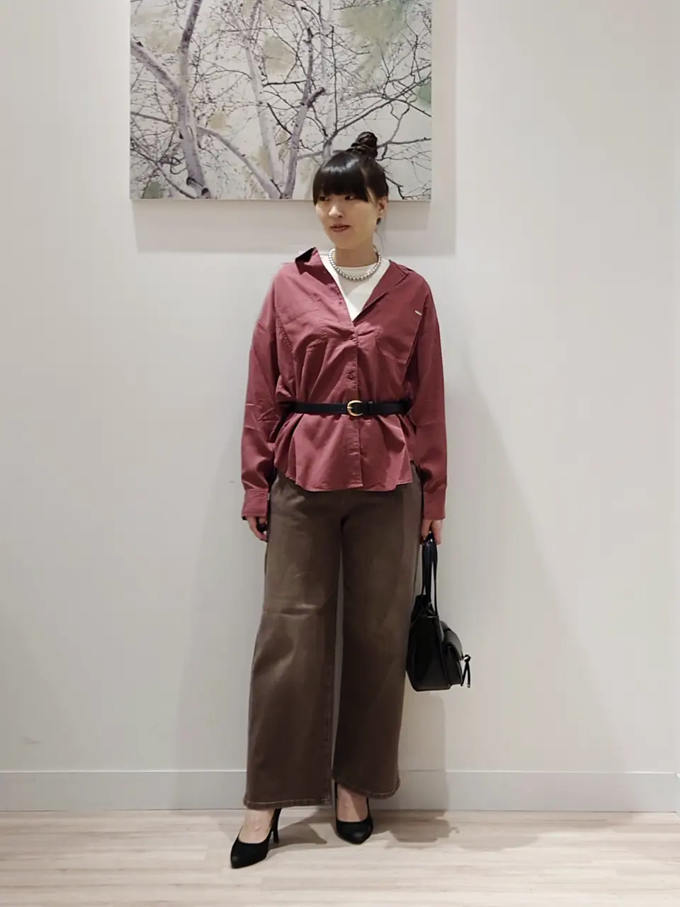  岡 コーディネート画像
