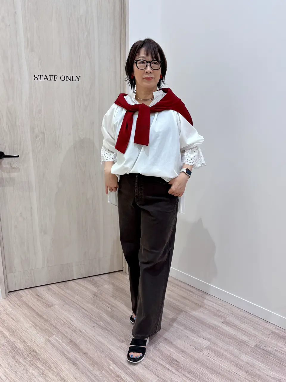  長尾 コーディネート画像