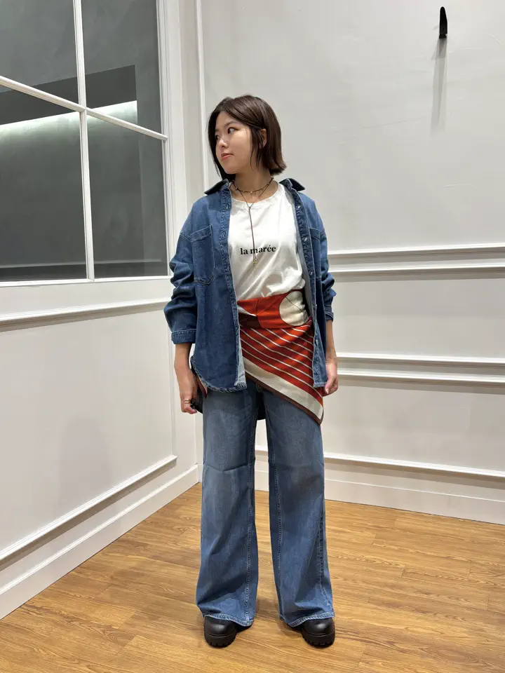 ONWARD CROSSET SELECT 大島 コーディネート画像