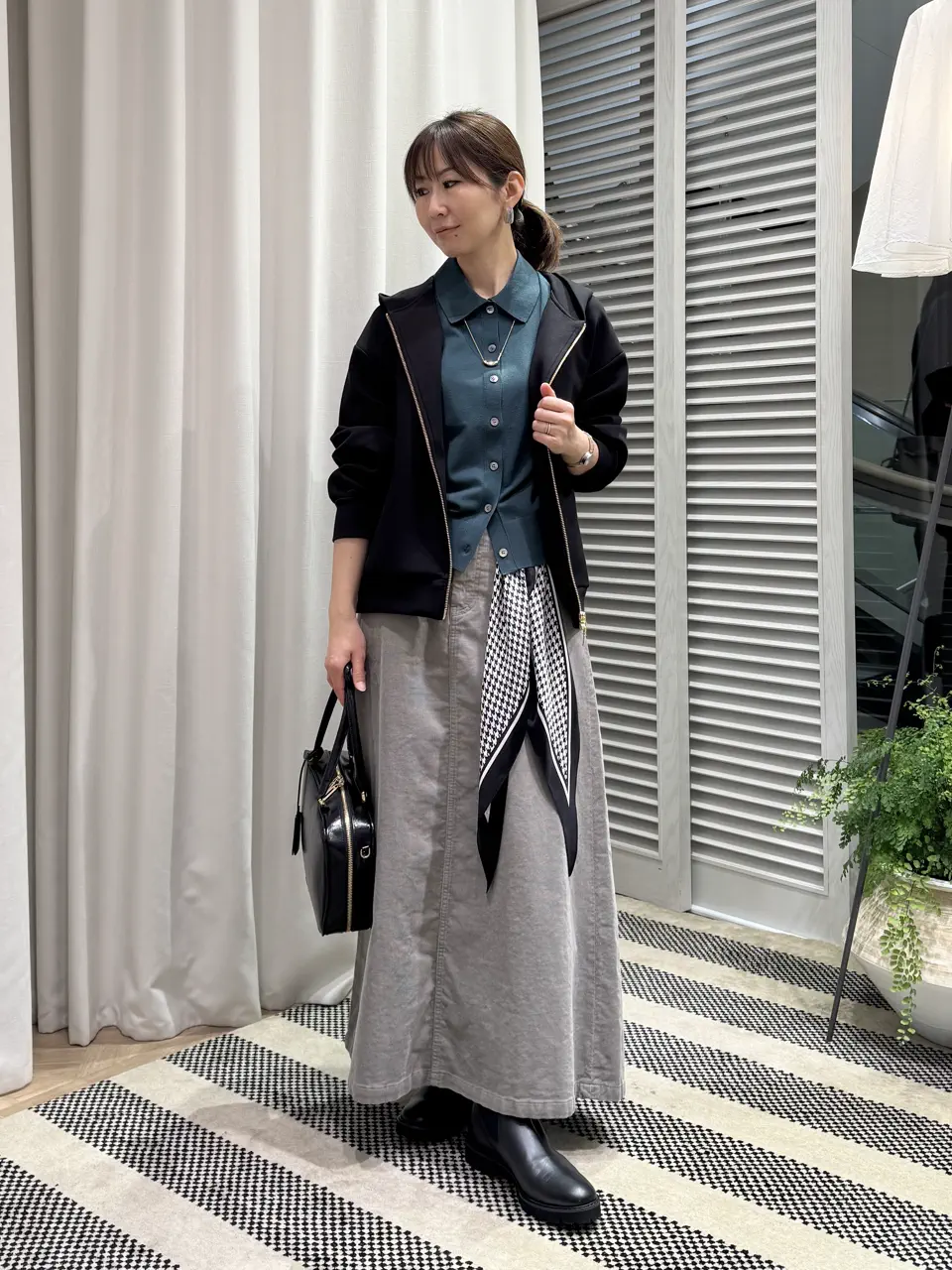 ONWARD CROSSET SELECT KURIYAMA コーディネート画像