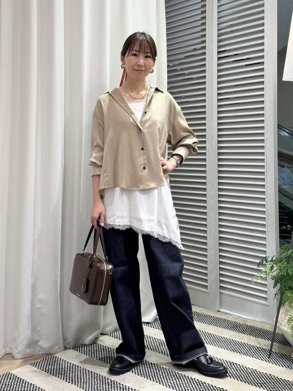 ONWARD CROSSET SELECT KURIYAMA コーディネート画像
