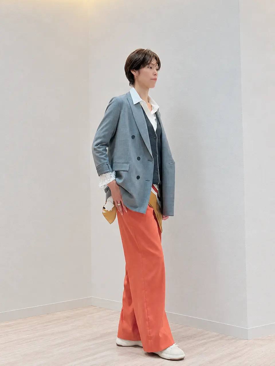 ONWARD CROSSET SELECT umi コーディネート画像