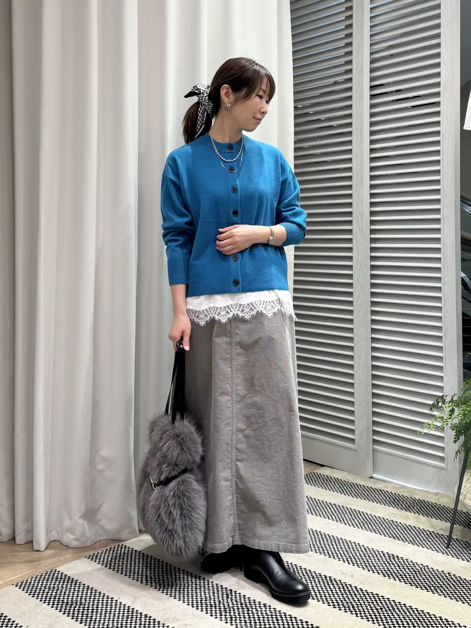 ONWARD CROSSET SELECT KURIYAMA コーディネート画像