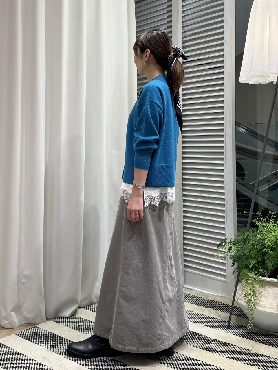 ONWARD CROSSET SELECT KURIYAMA コーディネート画像