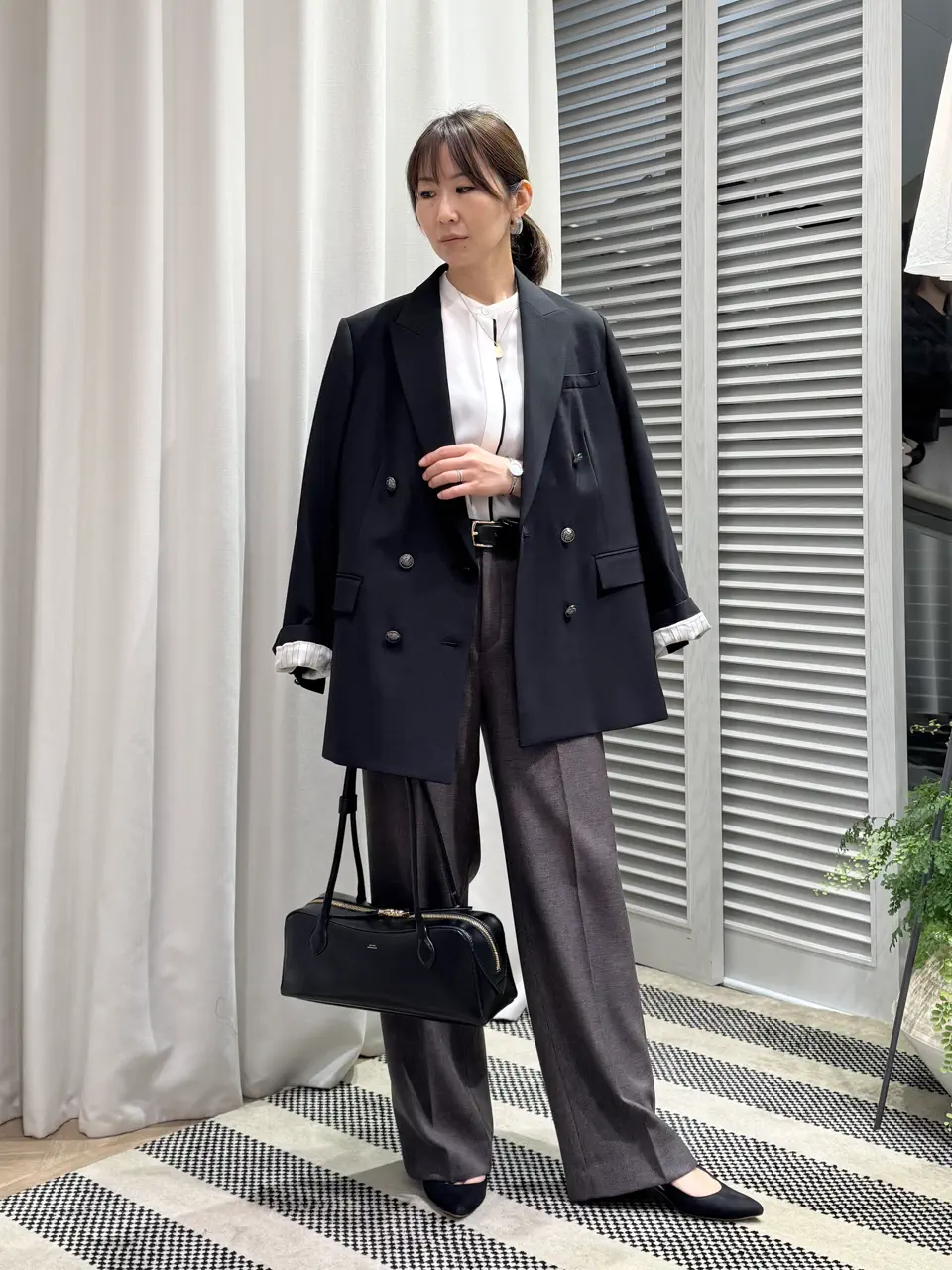 ONWARD CROSSET SELECT KURIYAMA コーディネート画像
