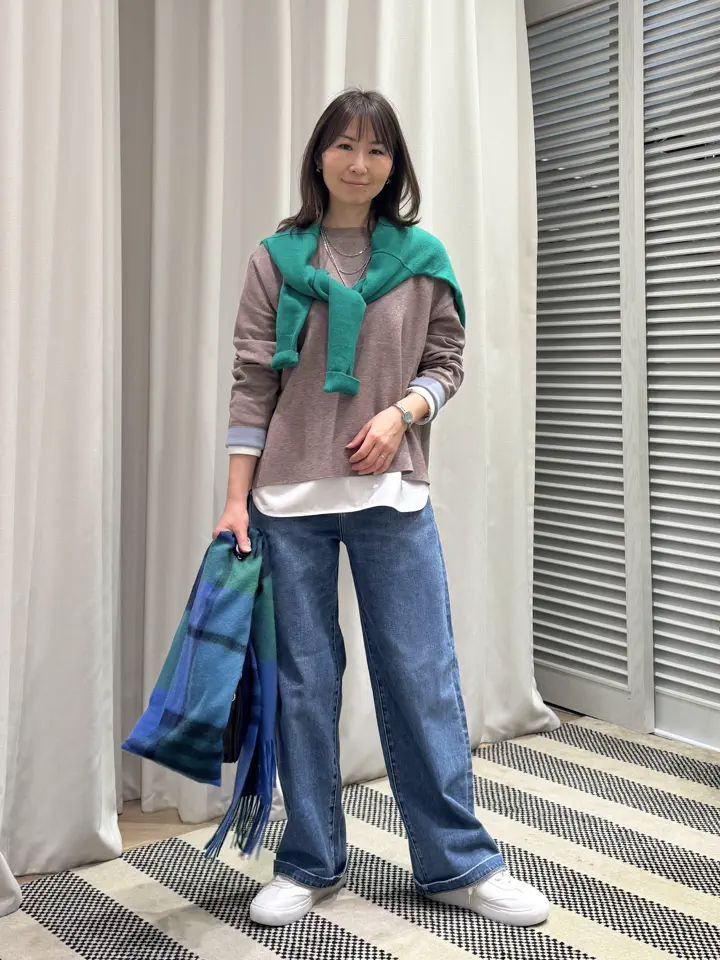 ONWARD CROSSET SELECT KURIYAMA コーディネート画像