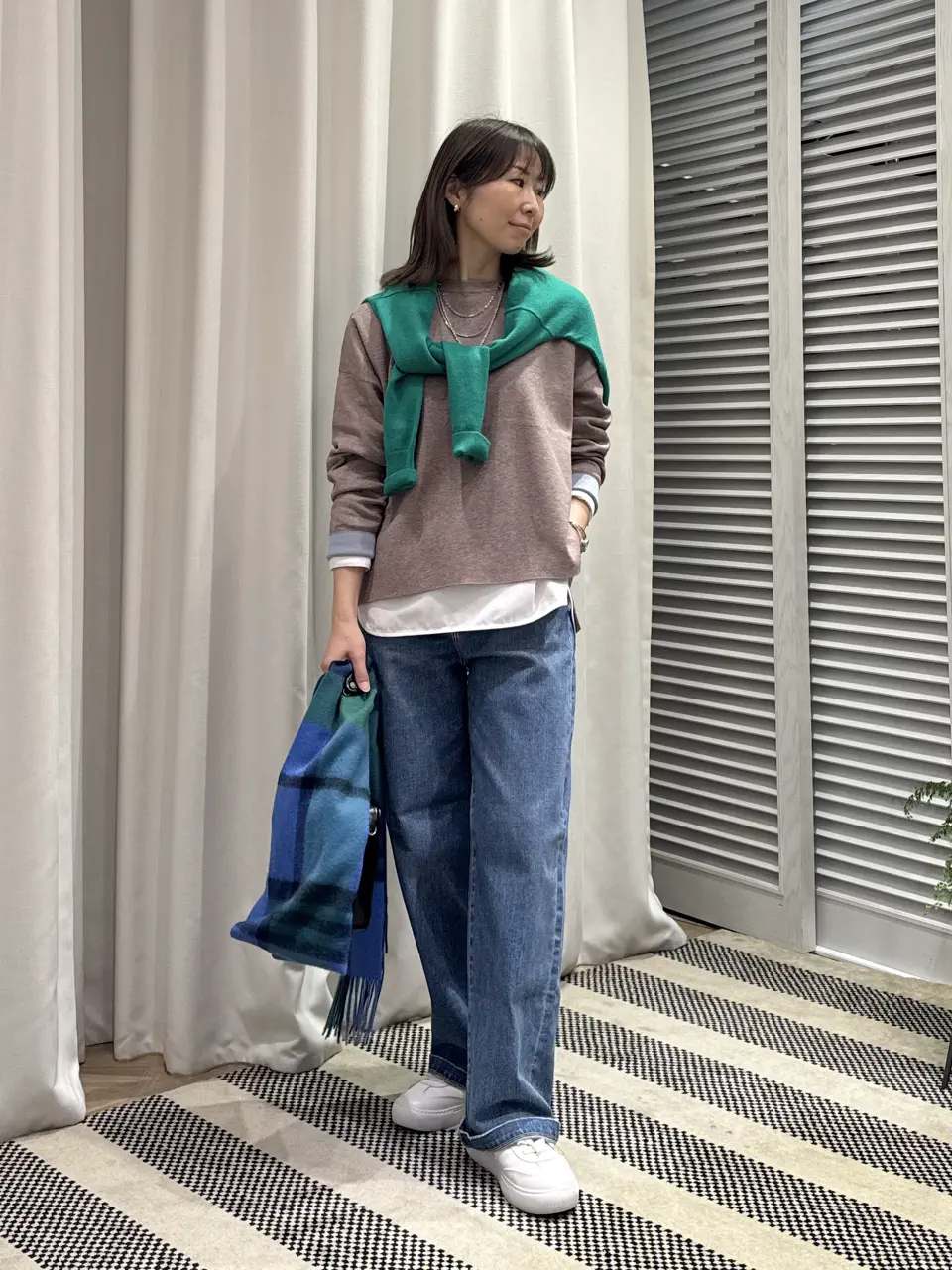 ONWARD CROSSET SELECT KURIYAMA コーディネート画像