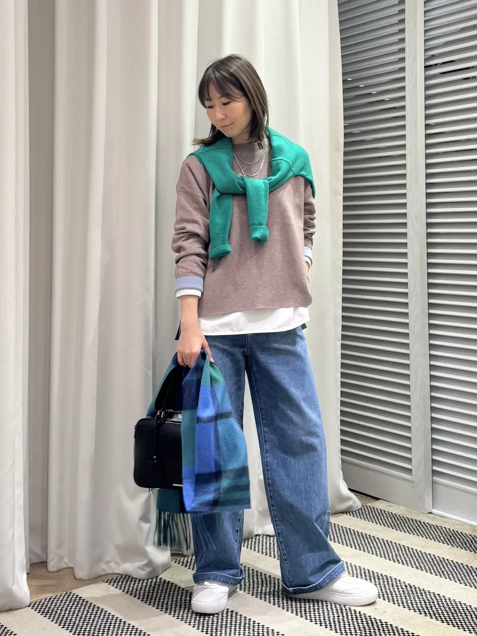 ONWARD CROSSET SELECT KURIYAMA コーディネート画像