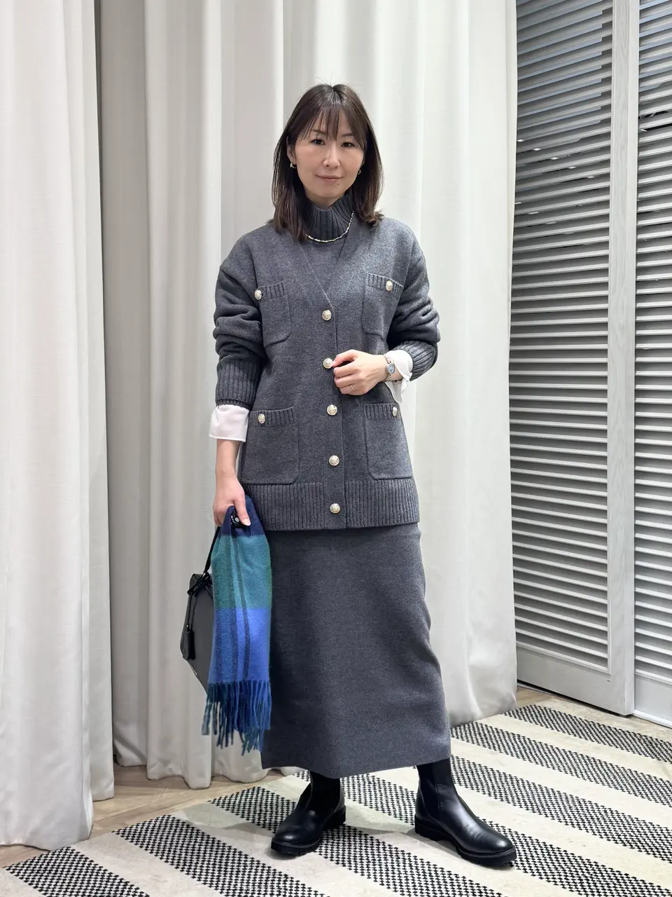 ONWARD CROSSET SELECT KURIYAMA コーディネート画像