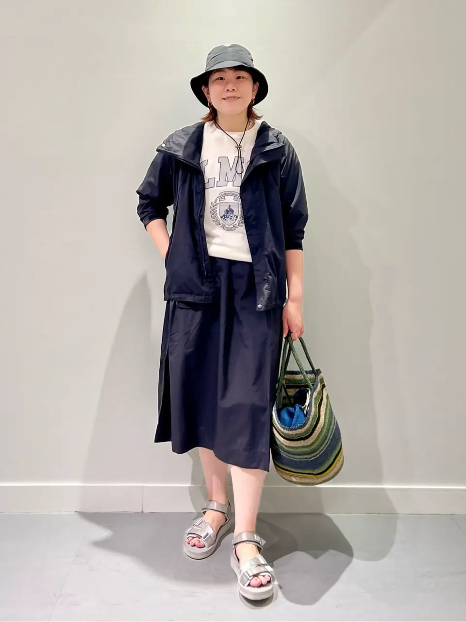 ONWARD CROSSET SELECT 林 コーディネート画像